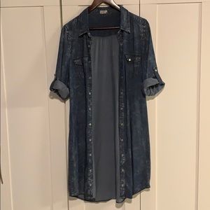 Acid Wash Distressed Jacket / Top / Dress